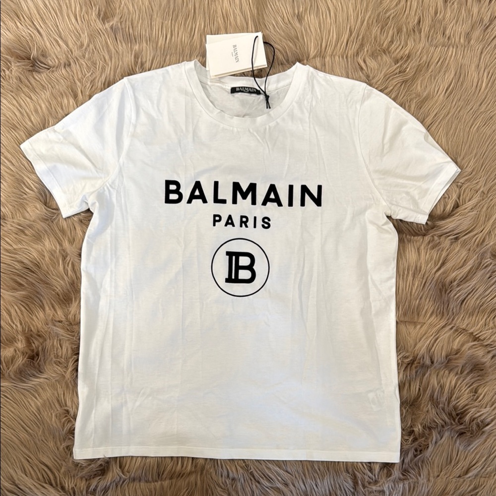 Balmain White T-Shirt